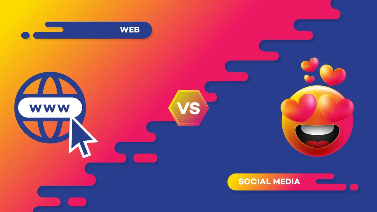 Siti web vs Social Media