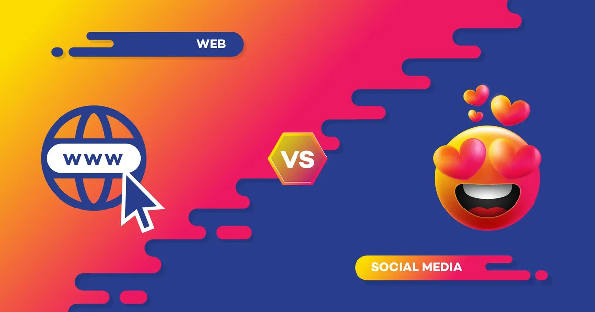 Siti web vs Social Media